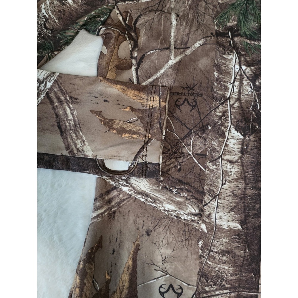 Duck Dynasty XL Realtree Hunting camouflage Quarter Zip Pullover Sweatshirt - Picture 7 of 8